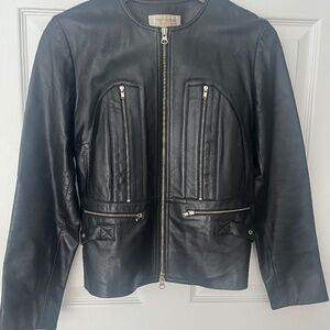 Bloomingdales Margaret Godfrey Size 6 leather jacket